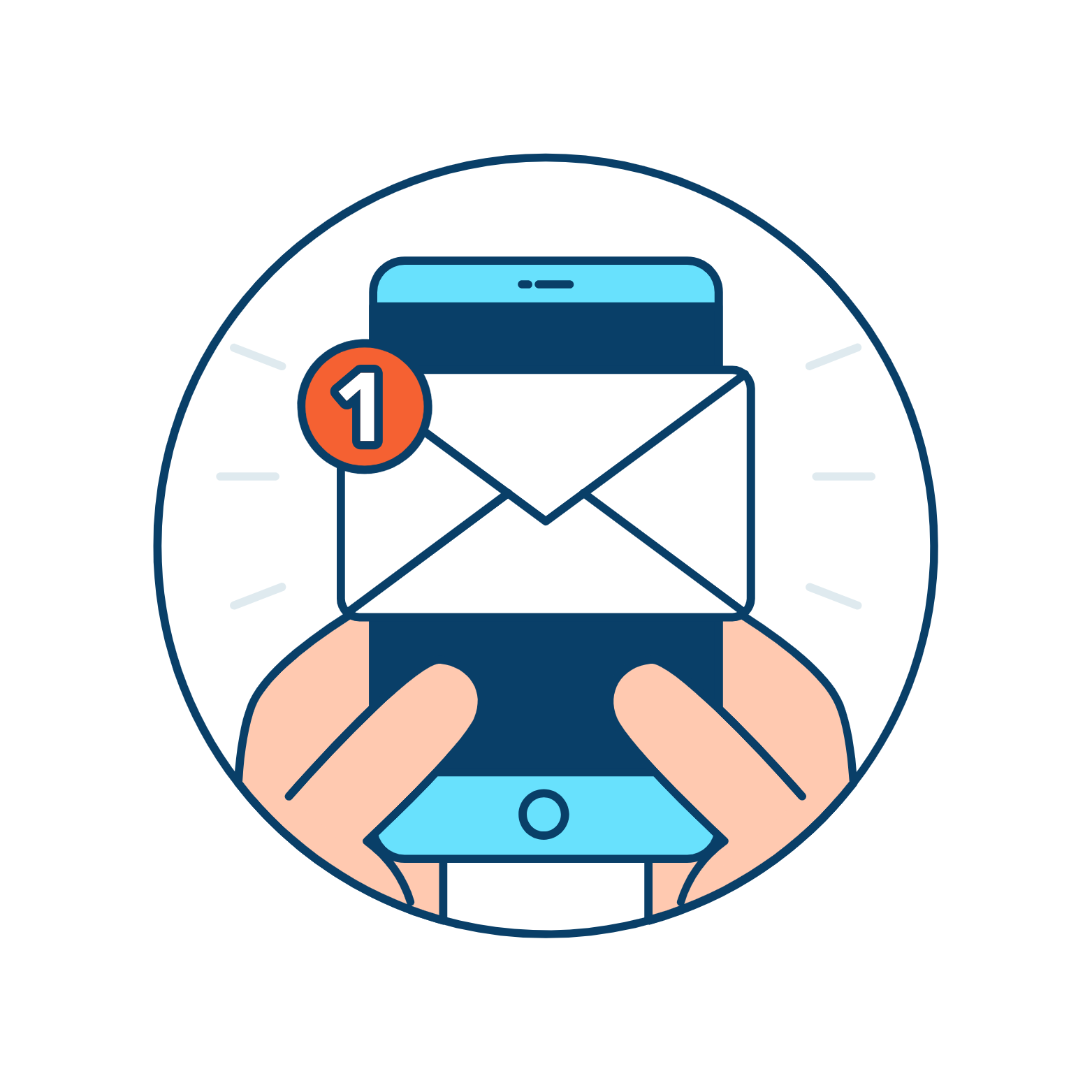 Ícone de descoberta de informações